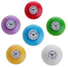 Waterproof Sucker Clock Kitchen Bathroom Bath Shower Clocks Suction Cup Sucker Wall Clocks Decoration 2024 - buy cheap