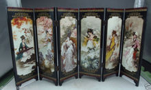 ( Mini ) Exquisite Chinese Classical Beautiful Belles Picture Folding Screen 2024 - buy cheap