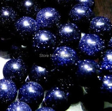 10mm Blue sand stone loose bead 15inch 2 pieces/lot jewelry making design wholesale and retail ! 2024 - buy cheap