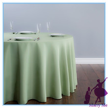 Round 100% Polyester Table cloth Good Quality Table cloth Banquet/wedding Table cover 2024 - buy cheap