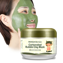 Bioaqua máscara de cuidados com a pele do pequeno porco preto, máscara com argila bolha, limpeza profunda, hidratante, máscara facial 100g 2024 - compre barato