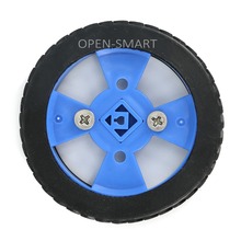 OPEN-SMART Smart Car Model 70x12mm Wearable Rubber Wheel for N20 Gear Motor - Blue 2024 - buy cheap