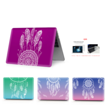 Цветной Матовый Жесткий чехол для Apple Macbook Air Pro Retina 11 12 13 15, для Mac book New Pro 13,3 15,4 дюйма с сенсорной панелью + подарок 2024 - купить недорого