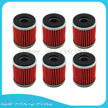 6x filtro de aceite para Yamaha YZF R125 125 WR 125R 125X YZ 250 250F 450F 450 WR250F WR450F WR250X WR250R YZ450F YZ250F YZ250 YFZ450 2024 - compra barato