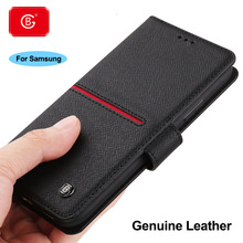 360 Shockproof Protective Case For Samsung Galaxy Note 8 9 10+ Plus Note20 + Ultra Phone Genuine Leather Wallet Flip Cover Cases 2024 - buy cheap