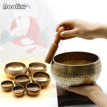 Tibetan Buddhist chanting supplies Yoga bowl Nepal handmade Buddha bowls meditation copper chime 2024 - buy cheap