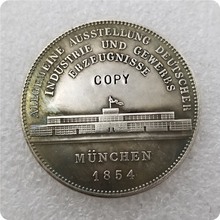 1854 alemão moeda copiar moedas comemorativas-réplica moedas medalha moedas colecionáveis 2024 - compre barato