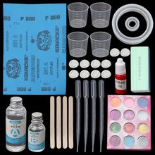 DIY Epoxy Resin Ring Bracelet Molds Jewelry Making Tool Kit With Resin AB Glue 2024 - buy cheap