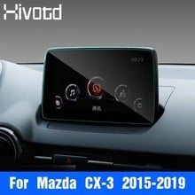 Hivotd For Mazda CX-3 CX3 2020-2017 Dashboard Navigation Protective Film GPS Screen Sticker Trim Interior Accessories Car Parts 2024 - buy cheap