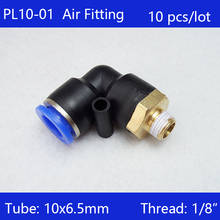 Free shipping 10 Pcs of PL10-01,  1/8" PT Thread to 10mm Push In Fitting Quick Connector 2024 - buy cheap