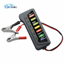 Power Supply Tester With 6 LED light Display Battery Tester Digital Capacity Tester Checker For 12V Battery Measuring Instrument 2024 - buy cheap