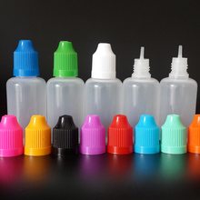 3000 un 30ml frascos conta-gotas de plástico vazios macios com tampas coloridas à prova de crianças para gotas de olho, gel líquido para unhas, preço de fábrica 2024 - compre barato