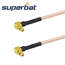Superbat MMCX Plug to Male Right Angle Pigtail Cable RG316 30cm RF Coaxial Cable 2024 - buy cheap