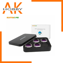 Sunnylife-filtro de lente para Dron DJI MAVIC 2 PRO, 4 unids/set/juego, ND8-PL, ND16-PL, ND32-PL, ND64-PL 2024 - compra barato
