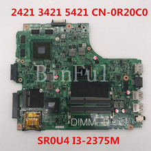 For INSPIRON 2421 3421 5421 Laptop motherboard  GT730M CN-0R20C0 0R20C0 R20C0 12204-1 With SR0U4 I3-2375M CPU 100% full Tested 2024 - buy cheap