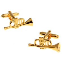 C-MAN Luxury shirt Golden Horn cufflink for mens Brand cuff buttons cuff links High Quality abotoaduras Jewelry 2024 - buy cheap