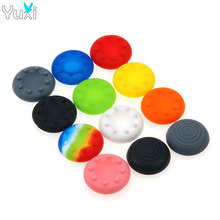 YuXi 2pcs Silicone Analog Stick Grips Cover for PlayStation 4 3 PS4 PS3 Controller stick Caps for Xbox 360 One 2024 - buy cheap