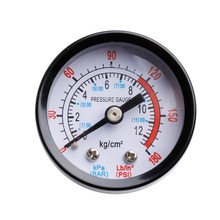 Air Compressor Pneumatic Hydraulic Fluid Pressure Gauge 0-12Bar / 0-180PSI  -Y103 2024 - buy cheap