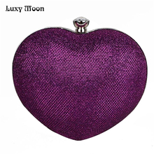 Luxy moon-bolsa de mão feminina para noite, com glitter, várias cores, bolsa de ombro com corrente, para festa de casamento 2024 - compre barato