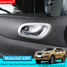 Car-styling ABS Car Inside Door Handle Frame Inside Door Bowl Sequins Covers Decoration Accessories For Nissan Terra 2018 2019 2024 - buy cheap