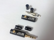 Ranko fone de ouvido macho de cobre estéreo, 2 peças 3.5mm, plug jack de fone de ouvido, de metal para solda 2024 - compre barato