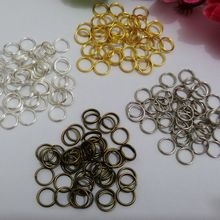 Free Shipping 100pcs Double Loops Open Jump Rings Split Rings Silver/Gold/Bronze/Rhodium DIY Jewelry Findings Accessories Making 2024 - buy cheap