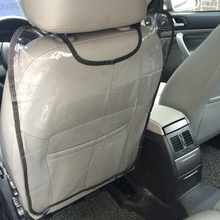 Car rear seat cover children's kick pad transparent car mat PVC waterproof for Volvo S40 S60 S80 XC60 XC90 V40 V60 C30 XC70 V70 2024 - buy cheap