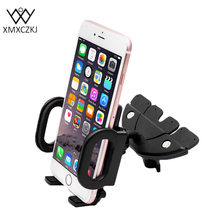 XMXCZKJ Universal Car CD Slot Holder Mobile Stand Car Phone Holder 360 degree Rotation Holder Gps Phone Stand Support Bracket 2024 - buy cheap