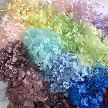 4-4.5g/Lot Natural Fresh Preserved Flowers Dried Small Leaves Hydrangea Flower Heads For DIY Real Eternal Life Flowers Material 2024 - купить недорого