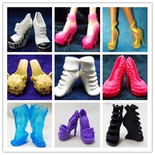 O for U Toy 5Pairs/lot High Original Doll Shoes 5Pairs/bag Mixed Styles Boots Sandals Slippers Shoes For Monster Doll Toys 2024 - buy cheap