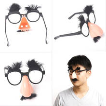 Novelty toy Big Nose Funny Glasses Toys Party Bar Funny Gags Jokes Accessory Prop Halloween Tricky Decor Kids Festival Gift 2024 - buy cheap