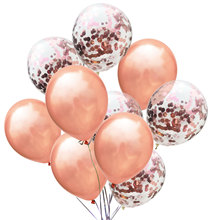 Globos de látex de confeti para fiesta de cumpleaños, suministros de decoración para fiesta de boda y celebración de bebé, 12 pulgadas, 10 Uds. 2024 - compra barato