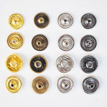 Botões de metal pequenos para confecção de bonecas artesanais, 12 tamanhos, botão de pressão 6mm x 8mm, acessório de roupas 2024 - compre barato
