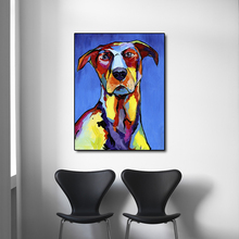 AAVV-carteles e impresiones sobre lienzo para pared, cuadro de perro tumbado, decoración para el hogar, sin marco 2024 - compra barato