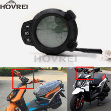 Motorcycle 10000 RMP 7colors LCD Digital Backlight  Instruments Speedometer Tachometer for BWS Yamaha Zuma BMK x125 YW125 2024 - купить недорого