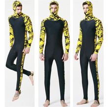 SBART Korea long sleeved piece swimsuit diving suit  sunscreen snorkeling warm parent-child suits for men and women swimwear 2024 - buy cheap