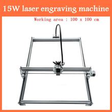 15w  Diy mini laser engraving machine ,laser cutter metal marking machine support English software work size 1*1m laser engraver 2024 - buy cheap