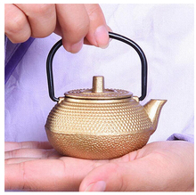 Mini iron kettle Cast iron teapot Small pot of gold Kung Fu tea sets play teapot Variety of styles 2024 - buy cheap