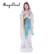 MagiDeal-figura de la Virgen María en miniatura, estatua de resina, mesa de arena para jardín, casa, patio, Diorama, diseño, regalo de colección 2024 - compra barato
