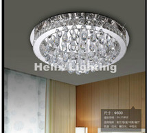¡Novedad! lámpara LED moderna de lujo de cristal para el techo, lámpara redonda de cristal de CA de diámetro para el salón, accesorio de iluminación garantizado 100% 2024 - compra barato