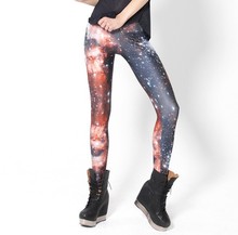 Fashion Design Style Women Galaxy Leggings Space Print Pants BLACK Black Milk Leggin FREE SHIPPING GL-02 2024 - buy cheap