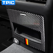 TPIC Carbon Fiber Rear Storage Box Decoration Car Stickers For Mercedes ML 2012-2016 GL 2013-2016  GLS 2016-2018 GLE 2015-2018 2024 - buy cheap