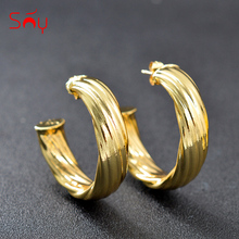 Sunny Jewelry Big Round Hoop Earrings For Women Copper Jewelry Findings Earrings For Party Engagement Gift Hot Selling Jewelry 2024 - buy cheap