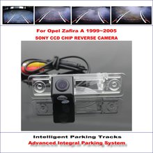 Câmera automotiva com visão traseira inteligente, câmera de estacionamento para opel zafira 1999 a 2005, hd, trajetória dinâmica 2024 - compre barato