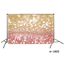 Rose Gold Pink Abstract Glitter Texture Bokeh Backdrop Sparkle party/YouTube video/Instagram/postmark Photocall Photo Background 2024 - buy cheap