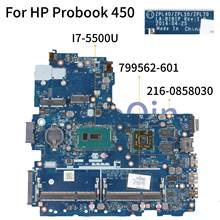 KoCoQin laptop Motherboard For HP Probook 440 450 G2 I7-5500U Mainboard 799562-001 799562-601 ZPL40/ZPL50 LA-B181P 216-0858030 2024 - buy cheap