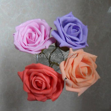 7-8 большие искусственные цветы пены розы из ЭВА, сделай сам Ремесло аранжировки поцелуй мяч, букет невесты/подружки невесты, украшение для автомобиля, арка 2024 - купить недорого