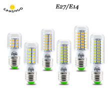 E27 LED Lamp E14 LED Bulb SMD5730 220V Corn Bulb 24 36 48 56 69 72LEDs Chandelier Candle LED Light For Home Decoration lighting 2024 - buy cheap