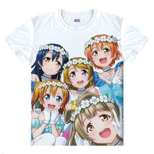 lovelive T-Shirt Maki Nishikino Shirt Fast Drying T-shirts anime costume summer style,Kawaii T-Shirts For Girls lolita Clothes A 2024 - buy cheap