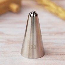 #133 Small Size Icing Tip Nozzle Cake Decorating Tips Stainless Steel Icing Fondant Piping Decorating Nozzle Baking Pastry Tools 2024 - buy cheap